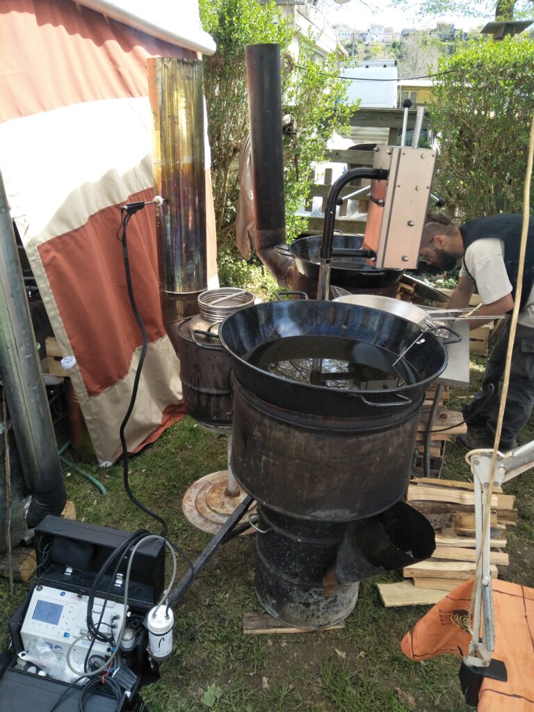 analyse combustion oxalis cuiseur rocket wok friture churros interface low tech