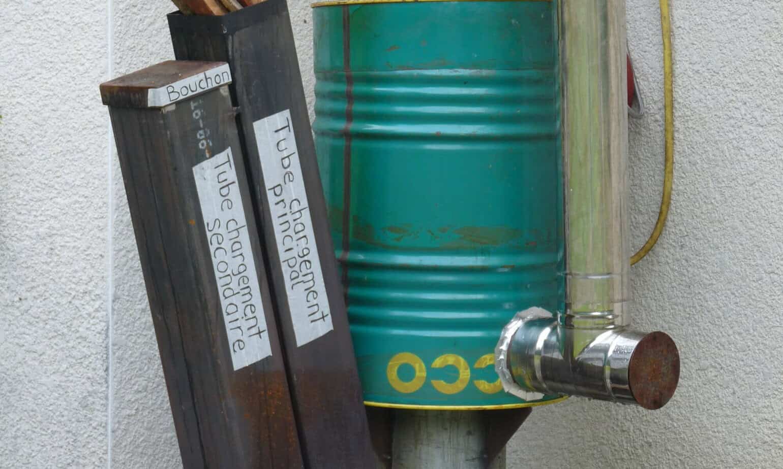 rocket bouilleur photo prototype laurent expérimentation low tech CC BY SA NC