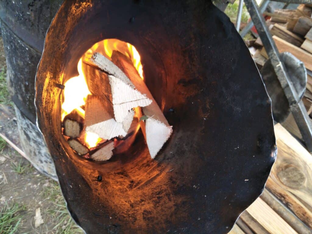 cuiseur oxalis low tech chargement analyse combustion