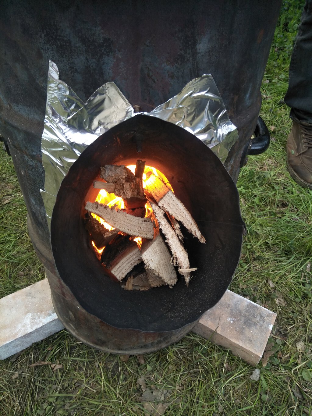 cuiseur oxalis low tech chargement analyse combustion